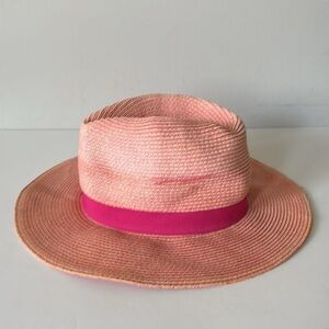 Theodora & Callum Pink Floppy Hat Barbiecore Resort Beach Summer Hat